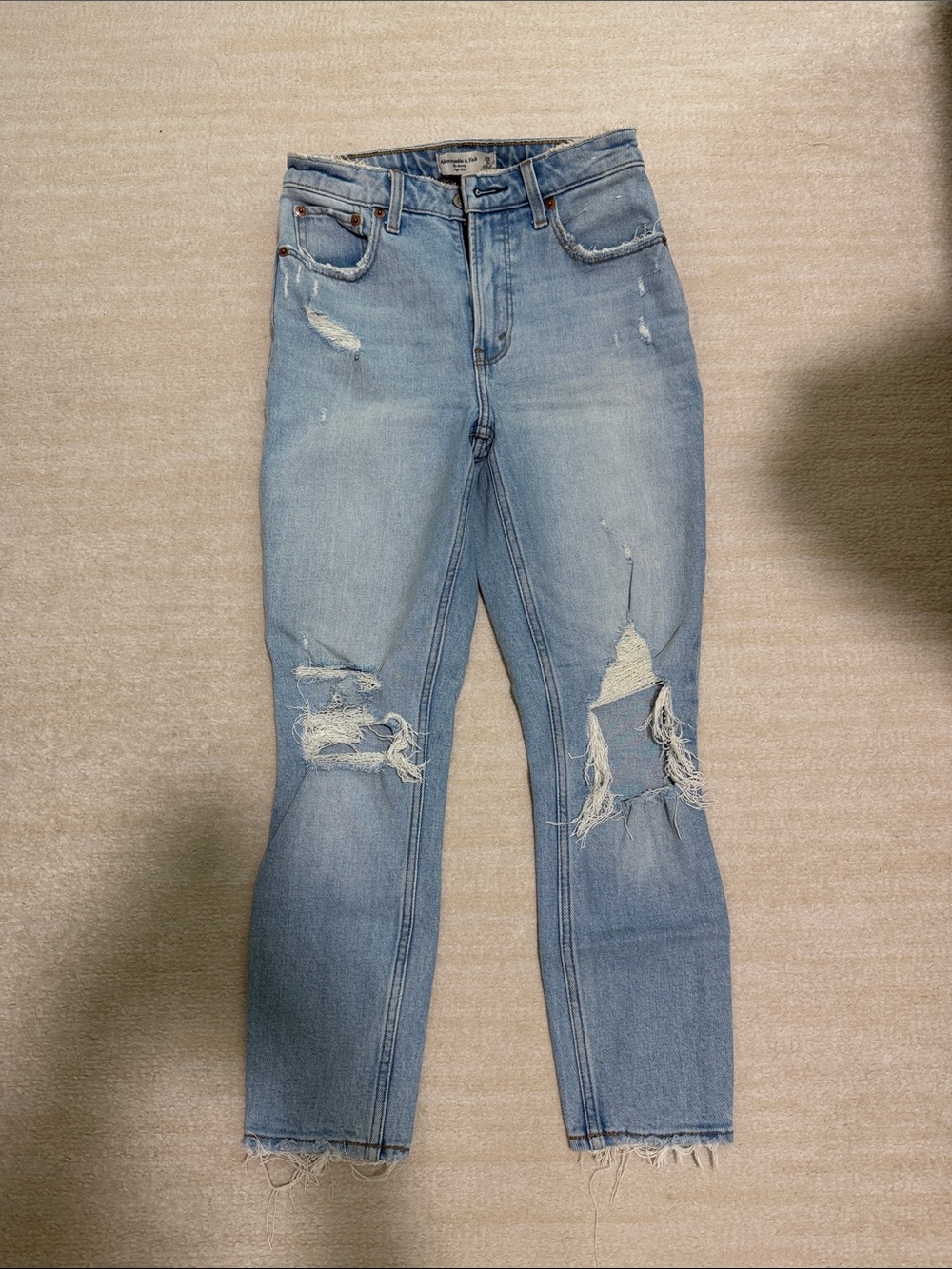 A & Fitch the skinny high rise CURVE LOVE SIZE 25R